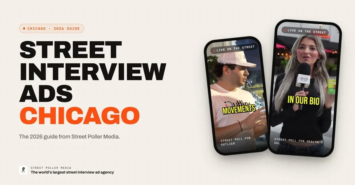 Street Interview Ads Chicago: The 2026 Guide From Street Poller Media
