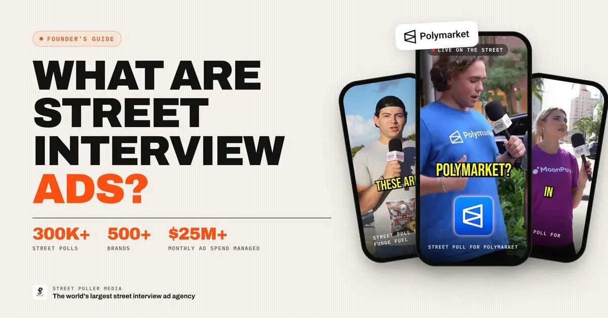 What Are Street Interview Ads? 2026 Founder's Guide