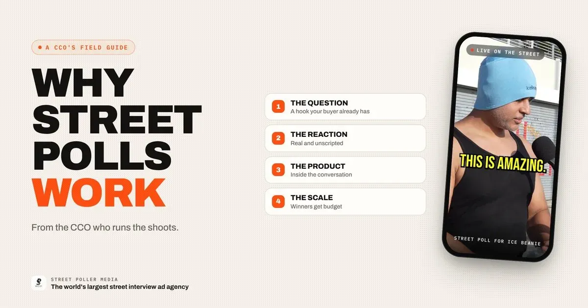 Why Do Street Interview Ads Work? A CCO's Field Guide
