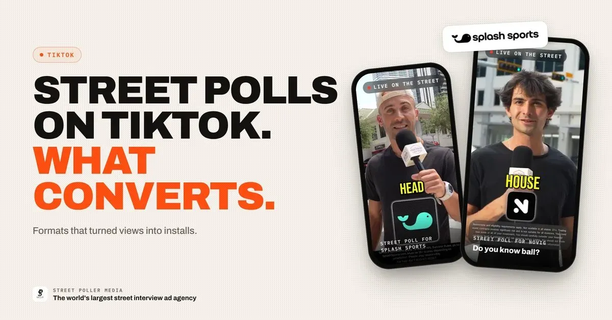 Street Interview Ads on TikTok: Formats That Convert
