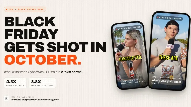 Street Interview Ads for CPG and E-commerce Brands: What Wins Black Friday